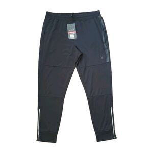 NWT Spyder Active ProWeb Men's XL Vlack Zip Pocket Polyester Jogger Sweatpants